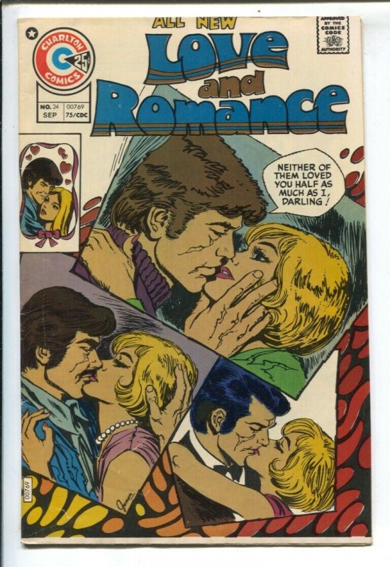 Love and Romance #24 1975-Charlton-rare final issue-high grade-VF