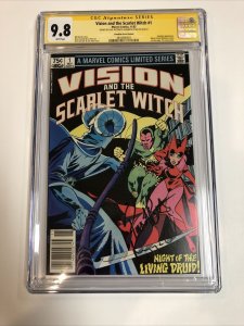 Vision & The Scarlet Witch (1982) # 1 (SS CGC 9.8) CPV | Signed Bettany & Olsen