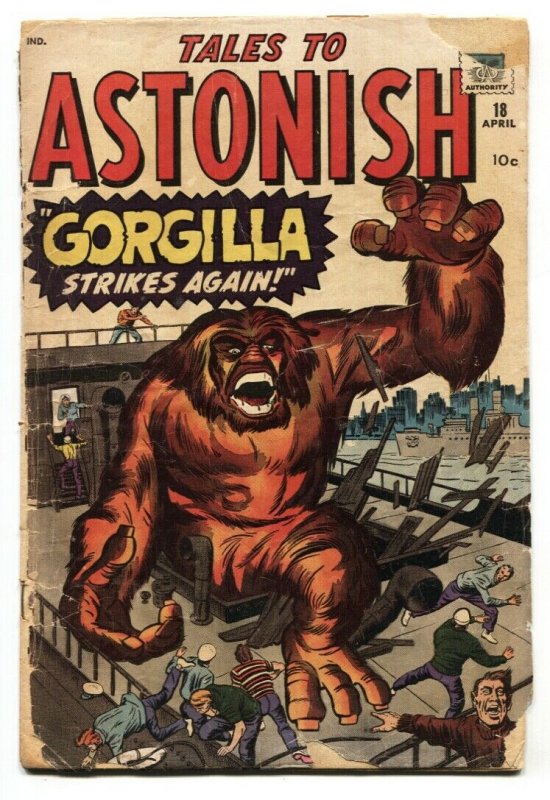 TALES TO ASTONISH #18-1961-MARVEL-KIRBY-DITKO-incomplete 