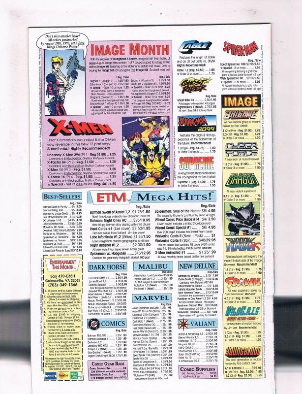 Wildcats #1 VF/NM 1st Print Jim Lee Image Comic Book 90's Key DE2