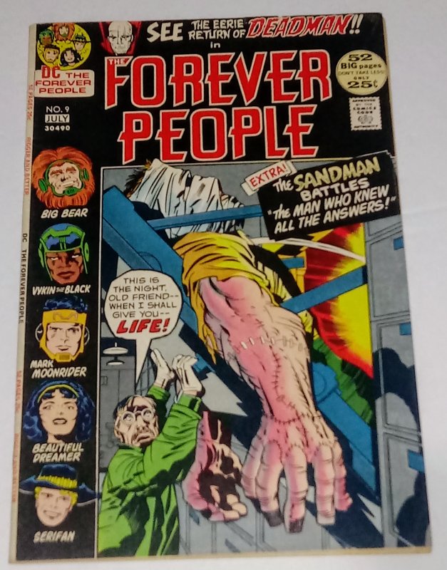 Forever People #9 (7.0) 1972 Jack Kirby Classic Bronze Age DC ID#001C