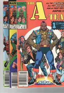 THE A-TEAM 1-3  1984 (Marvel);3 issue limited series!