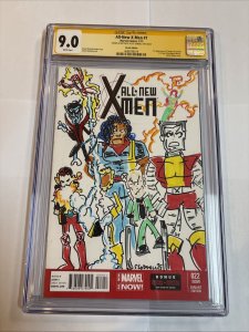 All-New X-Men (2013) # 1 (CGC 9.0 SS) Sketch Scott Lobdell • Marvel Comics