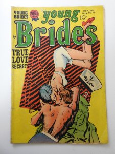 Young Brides #19 (1954) VG- Condition! Centerfold detached top staple
