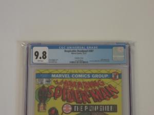 Despicable Deadpool #287 CGC 9.8; 3D lenticular homage to Amazing Spidey #129!!