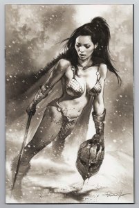 Red Sonja Black White Red #3 N Parrillo B&W Virgin Variant (Dynamite, 2021) NM