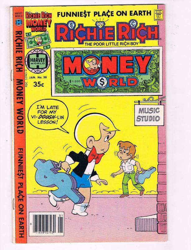 Richie Rich Money World #38 VF Harvey World Comic Book 1972 DE7