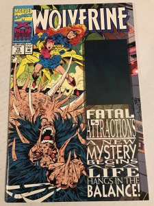 Wolverine #75 :  Marvel 11/93 NM; beautiful Hologram cover, Andy Kubert art