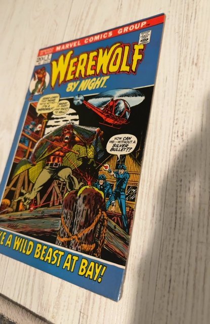 Werewolf by Night #2 (1972) a wild beast at the bay!