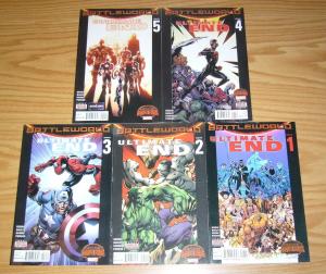 Ultimate End #1-5 VF/NM complete series - brian bendis/mark bagley - secret wars