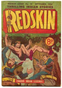 Redskin #12 1954- Australian comic- Western FN