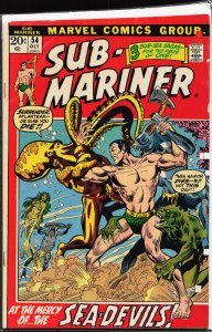 Sub-Mariner #54 (1972) Namor the Sub-Mariner