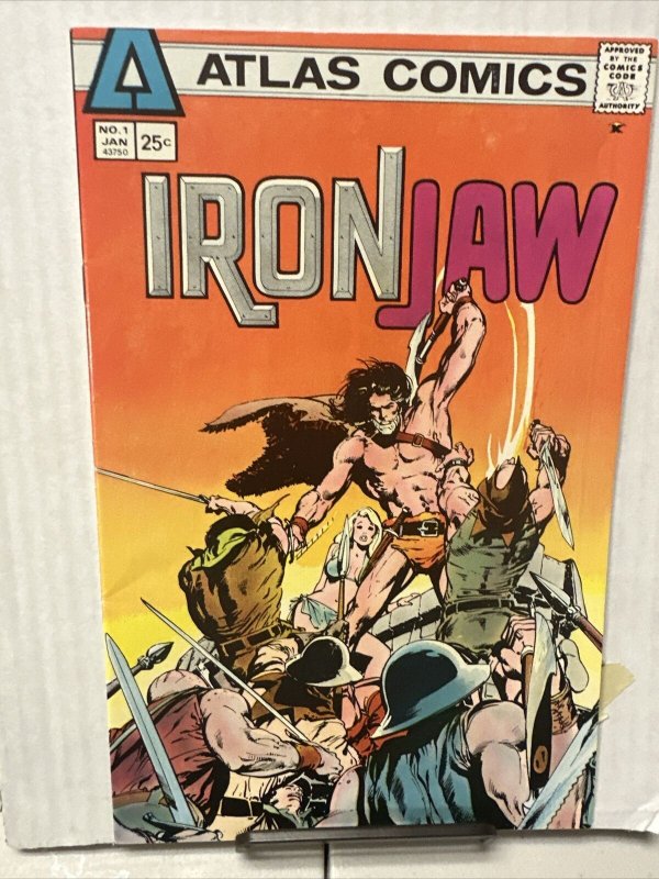 Ironjaw #1 Comic Book 1975 FN/VF Michael Fleisher Neal Adams Atlas Comics