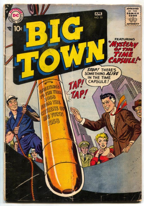 Big Town #50 1958-DC Comics- Time Capsule VG