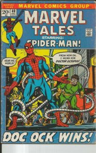 Marvel Tales #40 VINTAGE 1972 Marvel Comics Reprints Amazing Spider-Man 55 Ock