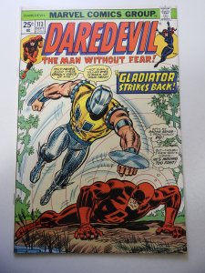 Daredevil #113 (1974) VG+ Condition tape pull bc MVS Intact