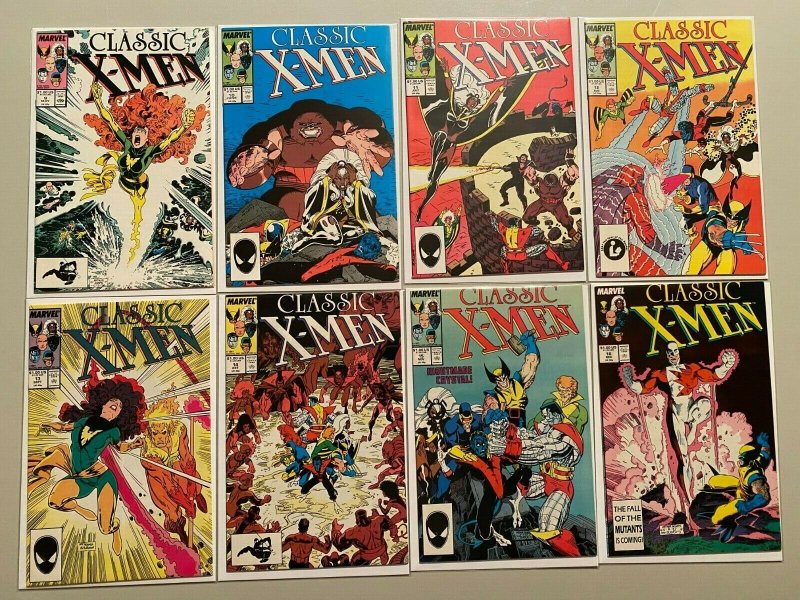 Classic X-Men comic lot 49 different from #1-49 8.0 VF (1986-90)