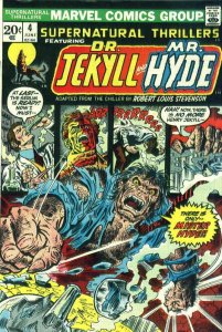 Supernatural Thrillers #4 VG ; Marvel | low grade comic Dr. Jekyll Mr. Hyde