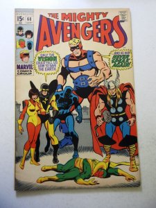 The Avengers #68 (1969) FN Condition tiny moisture stain fc