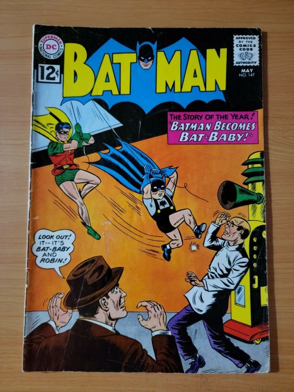 Batman #147 ~ VERY GOOD - FINE FN ~ 1962 DC Comics