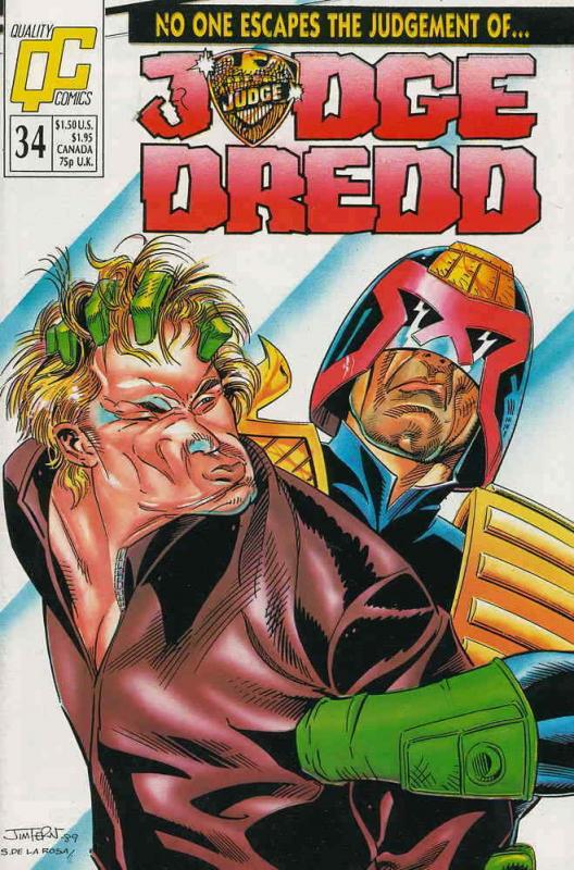 Judge Dredd (Vol. 2) #34 FN; Fleetway Quality | save on shipping - details insid