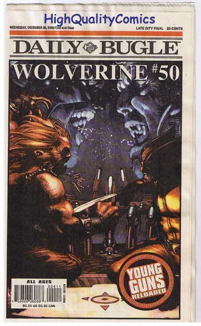 WOLVERINE / DAILY BUGLE, vs Sabretooth, Battle, 2006,NM