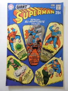 Superman #227 (1970) All-Kryptonite Issue! Sharp VG+ Condition!