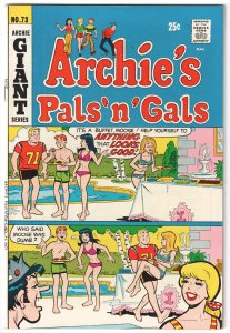 Archie's Pals 'N' Gals #73 (1972) Archie Andrews