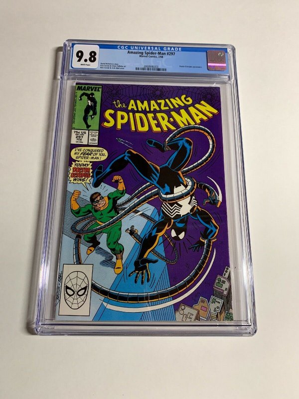 Amazing Spider-man 297 Cgc 9.8 White Pages Marvel