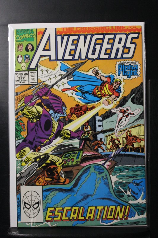 The Avengers #322 Direct Edition (1990)