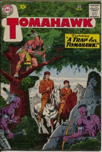 Tomahawk #66 1960-DC-Indian trap cover-FN- 