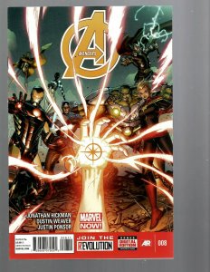 12 Marvel Comics Avengers #1 2 3 4 5 6 7 8 9 10 11 12 J446