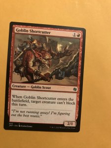 GOBLIN SHORTCUTTER card : Magic the Gathering MTG card; JUMPSTART 2020 NM/M