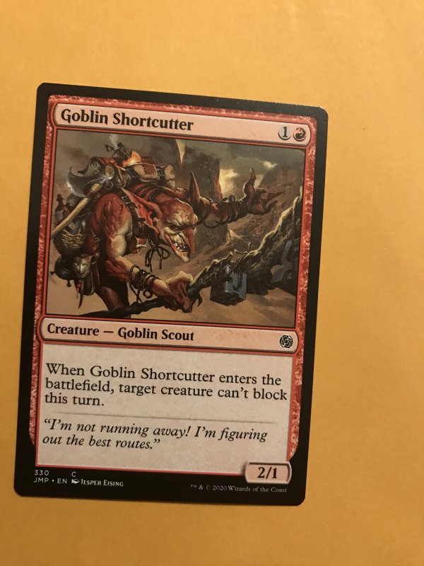 GOBLIN SHORTCUTTER card : Magic the Gathering MTG card; JUMPSTART 2020 NM/M