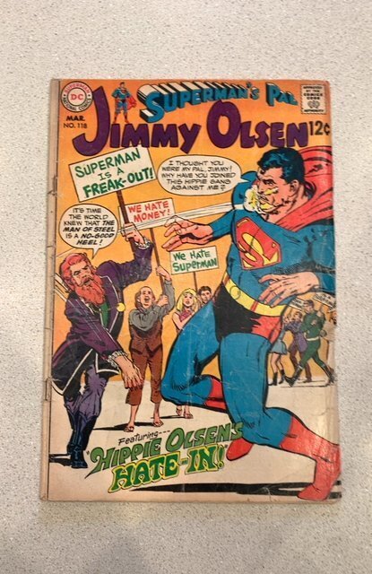 Superman's Pal, Jimmy Olsen #118 (1969) Neal Adams Cover