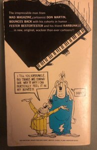 Mad’s Maddest artist Don Martin bounces back 1975, PB lite H2o stain back cover