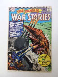 Star Spangled War Stories #127 (1966) GD condition