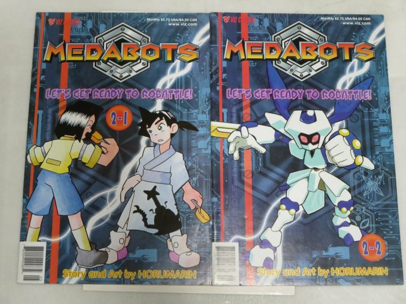 MEDABOTS (1999 VIZ) Part 2, 1-2  Toy & Animae Tie-in !