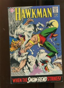 HAWKMAN #27 (7.5) SNOW-FIEND STRIKES! 1968