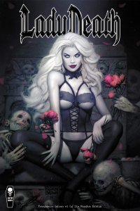 Lady Death Treacherous Infamy #1 NSFW Variant Cover by Ryan Brown Signed Pulido