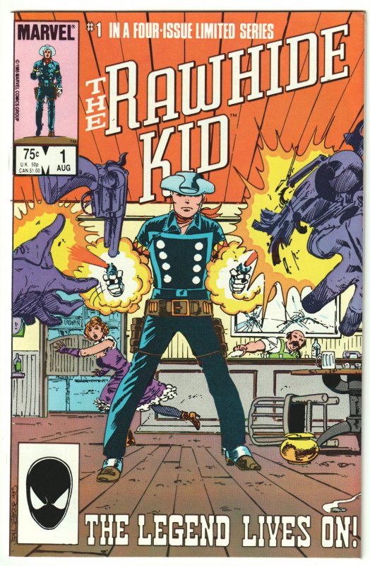 Rawhide Kid #1, 2, 3, 4 (1985) Complete set all four issues!