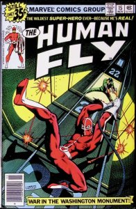 HUMAN FLY Comic Issue 15 — Stuntman Hero Bill Mantlo — 1978 Marvel Universe VG+