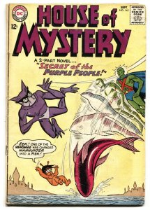 HOUSE OF MYSTERY #145-MANHUNTER FROM MARS -DC G/VG