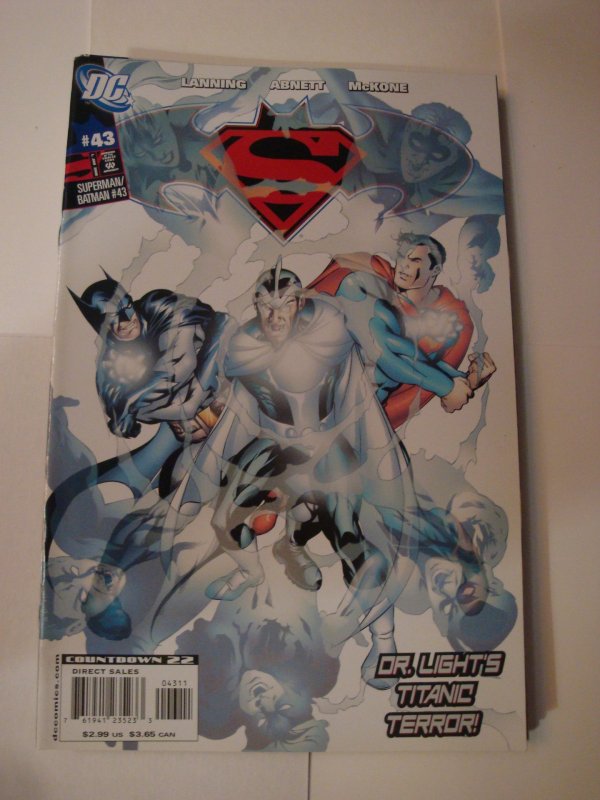 Superman / Batman #43 Mike McKone Cover & Art Doctor Light