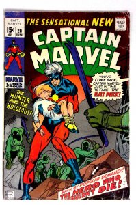 Captain Marvel #20 (1970) VG