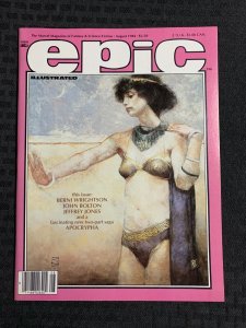 1984 Aug EPIC ILLUSTRATED Magazine VF- 7.5 Bernie Wrightson / Jeff Jones