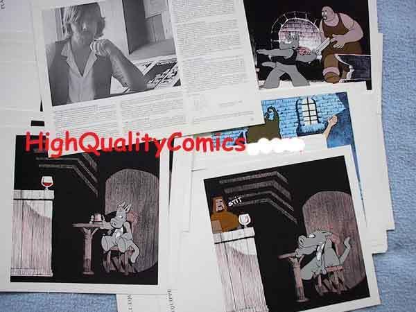 ANIMATED CEREBUS Portfolio by Dave Sim (Signed), 1983