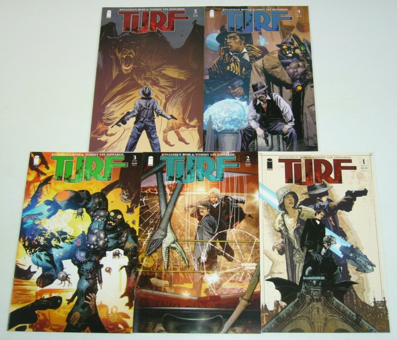 Turf #1-5 VF/NM complete series JONATHAN ROSS tommy lee edwards bootleggers