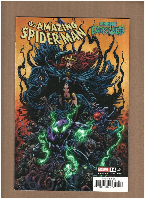 Amazing Spider-man #14 Marvel Comics 2023 Dark Wed Variant VF/NM 9.0