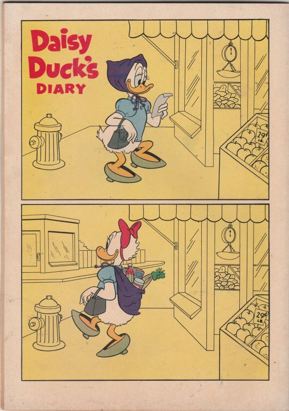 Four Color #858 (1957) high-grade Daisy Duck’s Diary, Donald VF Barks Art Oregon